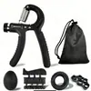 Fortalecedor de Agarre Ajustable de 5-60 kg para Hombres y Mujeres para Entrenar la Fuerza de la Mano, la Fuerza de la Muñeca y la Fuerza de los Dedos, Equipo de Fitness con Revestimiento de TPE