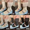 Calcetines Miu de Lunares Blancos para Mujer, Calcetines de Media Pantorrilla, Estilo Primavera y Otoño, Encaje de Algodón Puro, Calcetines Holgados de Verano Finos Estilo Ballet