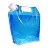 Bolsa de água dobrável portátil para exterior com torneira, balde de plástico portátil para acampamento, grande capacidade, armazenamento de água, viagem