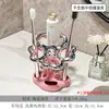 Soporte Eléctrico de Cerámica para Cepillo de Dientes al por Mayor Base de Soporte para Almacenamiento de Cepillo de Dientes y Pasta de Dientes para Parejas en el Lavabo del Baño