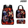 Mochila de Jogo 3D Transfronteiriça Novo Produto Mochila Escolar Lancheira Infantil Estojo Conjunto de Três Peças
