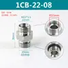Adaptador hidráulico acero 45# Yonghua cono de 24 grados férula sello ED fitting para manguera 1CB 1CM 1DB 1DM