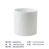 Vaso de cerâmica liso para queimar flor especial oferta respirável simples planta suculenta com prato orquídea cavalheiro galão vaso pequeno vaso de cerâmica