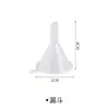 Embudo de Plástico Transparente de Pequeño Diámetro para Dispensar Líquidos para Dispensar Perfume, Mini Embudo Pequeño para Cosméticos, Portátil