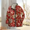 2025 Estação Independente TEMU Moda Feminina Acolchoado Algodão Roupas de Algodão Estampagem Digital Floral Roupas de Algodão Femininas