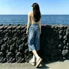 Jeans Cortos de Cintura Alta para Mujer, Delgados de Verano, Nuevo Estilo 2026, Petite, Pierna Ancha Holgada, Shorts Rectos Versátiles de Longitud Media