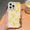 Capa de Celular Estilo Ins Borboleta Apple 15promax iPhone14 Resistente a Quedas 13 Sensação Avançada 112 Novo Estilo Capa Protetora