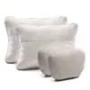 Reposacabezas de coche un par de almohadas para el cuello almohada lumbar para asiento de coche almohada cervical para coche