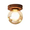 Lámpara de Techo Vintage Retro para Pasillo, Corredor, Entrada, Balcón, Lámpara Moderna Minimalista Creativa Nórdica de Bola de Frijol Mágico