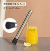 Herramienta para té de limón hecha a mano, palo para hacer jugo, herramienta para exprimir jugo, martillo de hielo forjado a mano para triturar fruta, especial para tiendas de té de leche