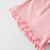 Exportación Transfronteriza Pijama de Mujer Todo el Año Jacquard Cómodo Solapa Manga Corta Pantalones Cortos Ropa de Casa Pijama de Mujer