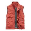 Primavera 2025 Nuevo Chaleco de Pesca Táctico para Hombre Casual Transpirable Simple Ligero Cómodo Chaleco 9200JP