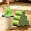 Bolsas de basura con cordón de artemisa para cocina del hogar, portátiles, autocerrables, de alta calidad y estéticamente agradables, venta al por mayor desde el fabricante