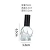 Em estoque Garrafa de Perfume Caveira com Parafuso 50ml Garrafa de Perfume Viagem Portátil Pressão Borrifador Fino