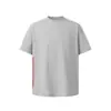 Camiseta Forn3 com Design Moderno de Manga Curta para Meninos, Novo Estilo de Verão Casual Americano Top de Manga Meia-Manga N2007