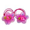 Cuerda para el cabello con flores para niños, linda anilla para el cabello para bebés, tendón de goma elástica, cuerda para el cabello para mujeres, accesorios para el cabello