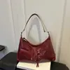 Bolsa transversal de grande capacidade para mulheres, novidade do outono de 2026, bolsa de ombro única retrô europeia e americana de nicho, textura de alta qualidade, bolsa para o dia a dia