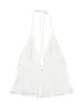 Comercio exterior transfronterizo ropa de mujer 2026 nuevo estilo europeo y americano moda francesa top transparente con bordado y cuello halter 0881035