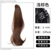 Peruca Feminina com Presilha Rabo de Cavalo Micro-encaracolado Cabelo de Simulação Vomitar Redução de Idade Natural Fofo Volume Invisível Cabelo Trança Falsa Torcida