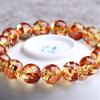 Pulsera de cera de abeja de pera ámbar para regalo de uso personal para hombres y mujeres