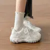 Zapatos de Malla Transpirables para Papá, Zapatos Deportivos Casuales Alemanes de Entrenamiento para Mujer, Estilo Nuevo Primavera/Otoño 2026, Suela Gruesa que Aumenta la Altura y Hace que los Pies Parezcan Más Pequeños