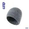 Gorro de lana tejido de fábrica de alta calidad, cálido, a prueba de viento, engrosado, con ala plegable, personalizable con logo, unisex