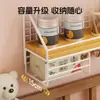 Estante de almacenamiento de pared, cesta colgante de mesita de noche, solución de almacenamiento sin taladro para dormitorio, estante de cesta colgante de pared para mesita de noche de habitación de dormitorio