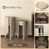 Bancos de Plástico Espessados para Uso Doméstico, Bancos Redondos Altos de Plástico com Design de Moinho de Vento para Mesa de Jantar, Cadeiras Extras Espessadas Simples Retrô