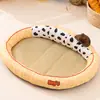 26 Esteira de Rattan Tecida para Primavera e Verão Cama para Gato Almofada de Sofá Respirável para Filhotes Dormir no Verão Cama para Cães e Gatos Pet