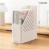 Caja de almacenamiento de libros de escritorio, soporte para libros de tablero perforado, organizador de archivos para escritorio de estudiante, organizador de estación de trabajo, estante de almacenamiento