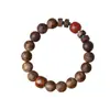 Pulsera de Cuentas de Madera de Nan Sinan para Ajedrez Natural Original Estilo Mori Cinabrio Pulsera DIY Estilo Étnico Boutique para Hombres y Mujeres