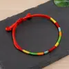 Pulsera de Cuerda Colorida del Festival del Bote del Dragón para Niños Bebé Tejida a Mano Cuerda Roja Adulto Tigre Zongzi Saquito Pulsera al por Mayor