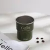 Taza de café para acampar al aire libre de acero inoxidable 304 de alto valor de color, de una sola capa, vaso de cerveza, vaso para bebidas frías con logo impreso