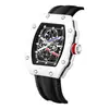 Reloj de Pulsera de Moda para Hombre con Forma de Barril Ultradelgado Nuevo Transfronterizo, Modelo Popular de Comercio Exterior, Reloj de Cuarzo al por Mayor, Marca de Relojes para Hombre