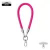 Lanyard Original para Teléfono Móvil Regalo 8mm Fuerte Correa Cruzada Ajustable Exterior Cuerda Trenzada Plata Antiperdida para Muñeca