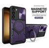 Compatível Transfronteiriço Capa Magnética para Celular Samsung Note20 para Carro S23 Ultra Janela Deslizante Anti-Queda Capa Protetora