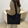 Grande capacidade casual bolsa de ombro feminina 2024 novo nicho simples all-match bolsa da moda bolsa tote