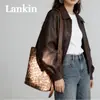 Bolso Tote de Hombro Cruzado para Mujer Estilo Coreano Ins Nicho Versátil Gamuza Retro Estampado de Leopardo Bolso Cubo Bolso de Madre