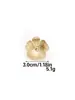 Botones Metálicos Florales Grandes para Abrigos, Zapatos y Sombreros, Botones Decorativos Cosidos a Mano con un Toque de Lujo, Versátiles Cierres de Botón Estilo Chino, En Stock