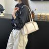 Bolso Sencillo de Color Sólido tipo Almohada Casual para Mujer 2026 Nueva Moda de Primavera Bolso de Hombro con Diseño de Nicho de Moda