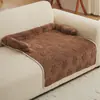 Nuevo cojín para sofá de mascota para ventas transfronterizas, engrosado para otoño e invierno, cálido, antideslizante, resistente a los arañazos, no se pega el pelo, cama para perro y gato