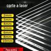 Folhas Acrílicas Altamente Transparentes, Placas de Acrílico, Processamento, Personalização, Corte a Laser, Impressão UV, Fábrica Fonte de Dongguan