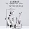 Honghe Entrada da Sala de Estar Jingdezhen Cerâmica Artesanato Ornamentos Decorações para Casa Dourado Três Cervos Decoração Animal