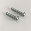 Tornillos para Máquina de Cabeza de Platillo Flor de Ciruelo Gb2672 Grado 8.8 Acero al Carbono Galvanizado Azul-Blanco M2M3M4M5 Alta Resistencia Resistente a la Corrosión