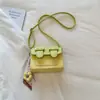 Bolso bandolera pequeño cuadrado de estilo universitario, color block, simple y casual, de alta apariencia, moda ins estilo coreano, nuevo de verano 2026
