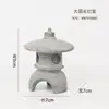 Lanterna de Pedra Simulação Paisagem Japonesa Enfeites Flores de Jardim Bonsai Paisagismo Kyoto Decoração de Paisagem Seca Decoração de Aquário