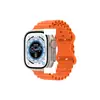 Para Apple Watch 8 Ultra Watch Correa de Silicona Marina Hebilla de Manzana Correa de Hebilla Mariposa
