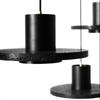 Candelabro Pequeño de Travertino Negro, Lámpara Sencilla para Restaurante, Colgante de Lujo Ligero Estilo Moderno para Comedor, Lámpara de Barra junto a la Cama de Dormitorio, Lámpara Decorativa de Mesita de Noche