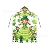 Un St Personalizado de Fábrica. Capa Infantil del Día de San Patricio para Niños Pequeños, Capa de Botella de Cerveza Verde con Capucha y Cordón