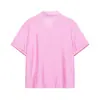 Novedad de Verano Ropa para Mujer Estilo Europeo y Americano Moda Simple Versátil Decoración de Lazo Camisa de Rayas de Manga Corta Top